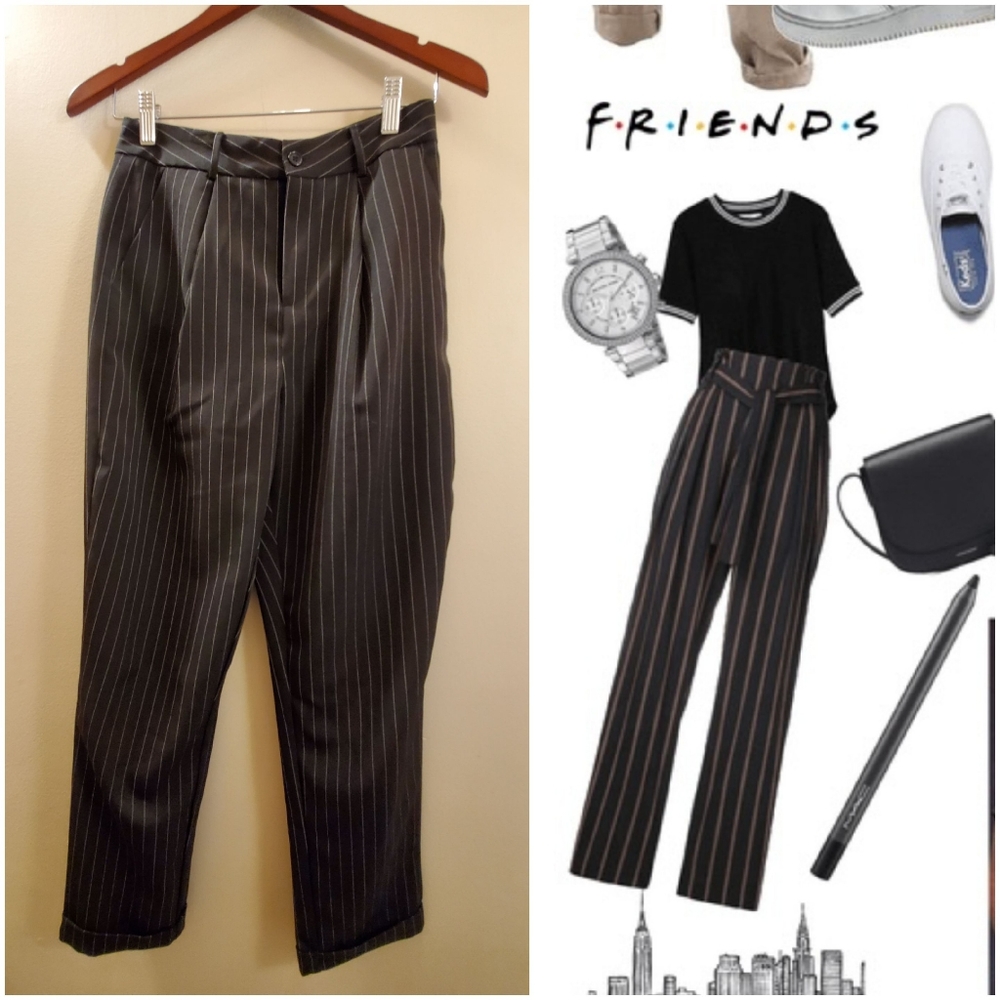 Forever 21 pinstripes tailor pants small size